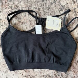Women's Fabletics Black Strappy Dash Bra